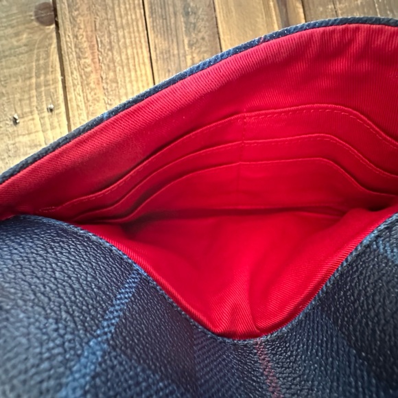 Dooney & Bourke Tiverton Blue Plaid Crossbody Bag - Picture 6 of 7